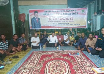 Reses di Desa Muara Kaman Ulu, Alif Turiadi Siap Bantu Perjuangkan Sektor Pendidikan dan Perikanan