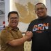 Wabup Kukar, Rendi Solihin (kiri) ketika menjamu Presiden Klub Borneo FC Samarinda, Nabil Husein Said Amin