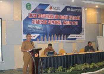 Sediakan Data Akurat, Diskominfo Kukar Gelar Desk Verifikasi Meta Data Kegiatan Statistik Sektoral