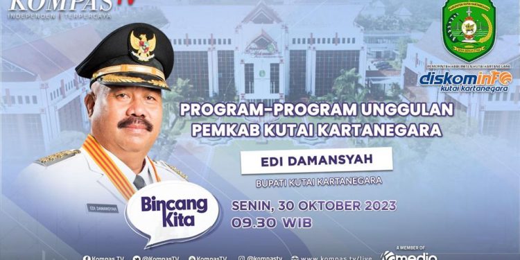 Besok! Bupati Kukar Bicara Program Unggulan dan Capaian di Acara “Bincang Kita” Kompas TV