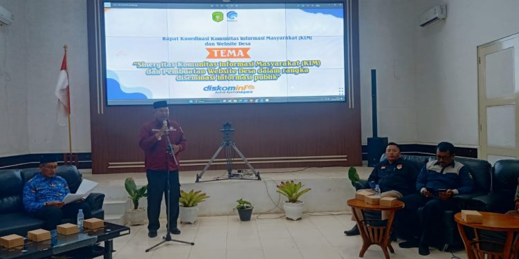 Tingkatkan Akses Masyarakat Terhadap Informasi Publik, Diskominfo Kukar Gelar Rakor KIM Dan Website Desa