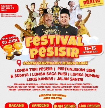 Festival Pesisir 2023, Gelombang Kemeriahan Siap Membanjiri Pantai Panrita Lopi di Kukar