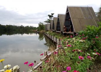Manfaatkan Lubang Eks Tambang Batubara, Desa Kota Bangun III Miliki Wisata Danau Kumbara 