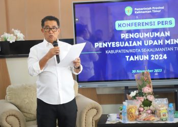 Pj Gubernur Umumkan UMK Se-Kaltim 2024, Upah Pekerja Samarinda Naik 5,04 Persen