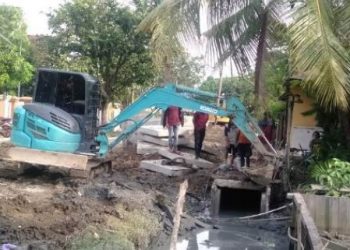 Banjir di Kelurahan Melayu Ditangani dengan Normalisasi Drainase