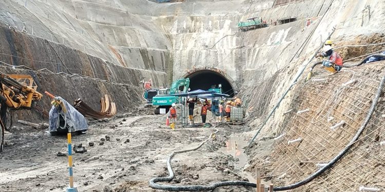 Perkembangan Pembangunan Terowongan Samarinda Capai 19 Persen
