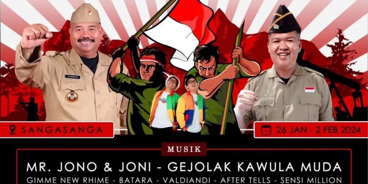 Mr Jono & Joni Bersama Penampil Lainnya Siap Meriahkan Festival Kota Juang Sanga-Sanga