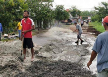 Muara Muntai Prioritaskan Semenisasi Jalan Utama Antar Desa untuk Meningkatkan Akses dan Ekonomi Masyarakat