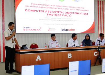 Pemkab Kukar Gelar Pemetaan Kompetensi ASN dengan Computer Assessment Competency Test (CACT)