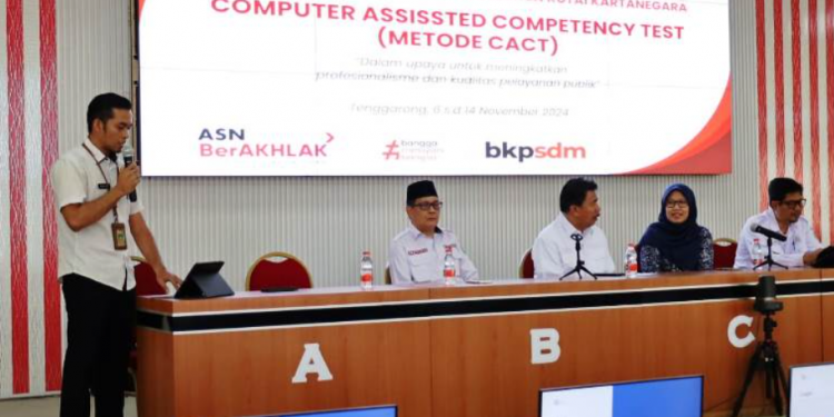 Pemkab Kukar Gelar Pemetaan Kompetensi ASN dengan Computer Assessment Competency Test (CACT)