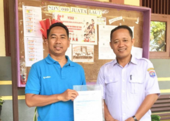 Telkom Perkuat Digitalisasi Sekolah, SDN 049 Juata Laut Dapat Dukungan Internet dan CCTV