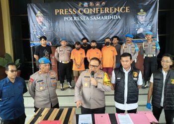 Dua Bersaudara Dibekuk, Terbukti Mencuri Puluhan AC Outdoor di Samarinda