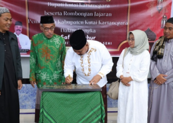 Perkuat Fungsi Sosial Masjid, Bupati Kukar Resmikan Masjid Puan Cepak