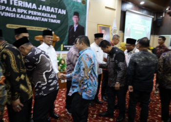 Sekda Kukar Hadiri Serah Terima Jabatan Kepala BPK Kaltim, Komitmen Jaga Akuntabilitas Keuangan