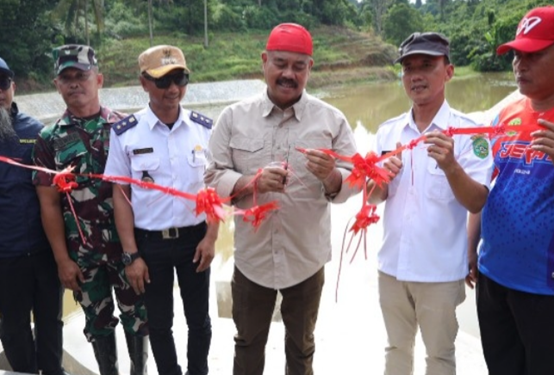Embung Maluhu Diresmikan Bupati Kukar, Dukung Irigasi dan Ketahanan Pangan