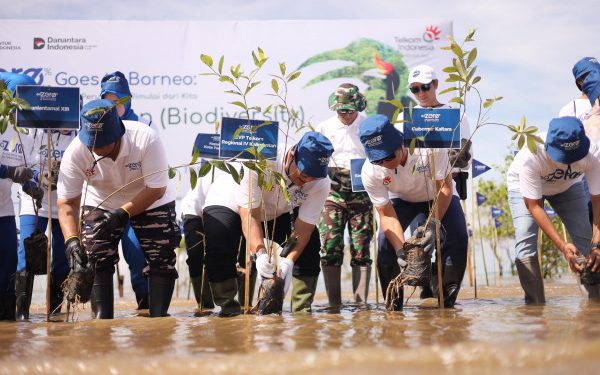 Menanam Hari Ini, Menyelamatkan Esok, Telkom Gaungkan GoZero% dari Tarakan