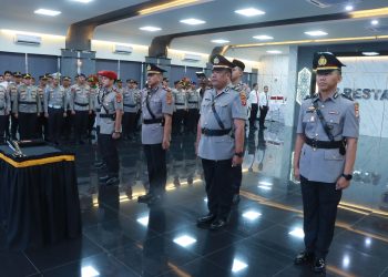 Kasat Resnarkoba dan Sejumlah Pejabat Baru Resmi Bertugas di Polresta Samarinda