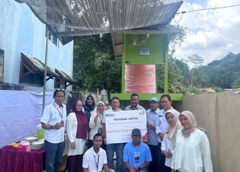 Telkom Bangun Akses Air Bersih di Lempake, Warga Sambut Antusias