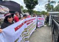 Aksi “Ketuk Pintu Gubernur” Soroti Konflik Agraria di Kaltim, Rudy Mas’ud Janji Bentuk Tim Khusus